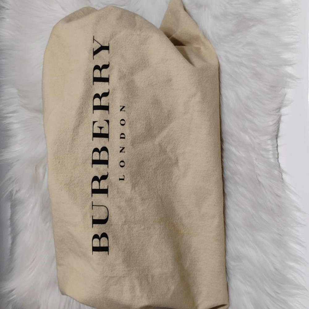SALE! Authentic Burberry Nova Check Leather Beige/Brown Handbag W/DB - Picture 14 of 14